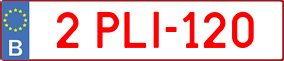 Truck License Plate